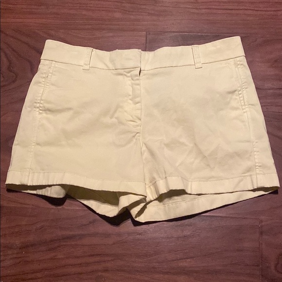 J Crew Chino Shorts Women’s Size 8 Re Imagined Yellow Beach Summer Short Active - Picture 2 of 9